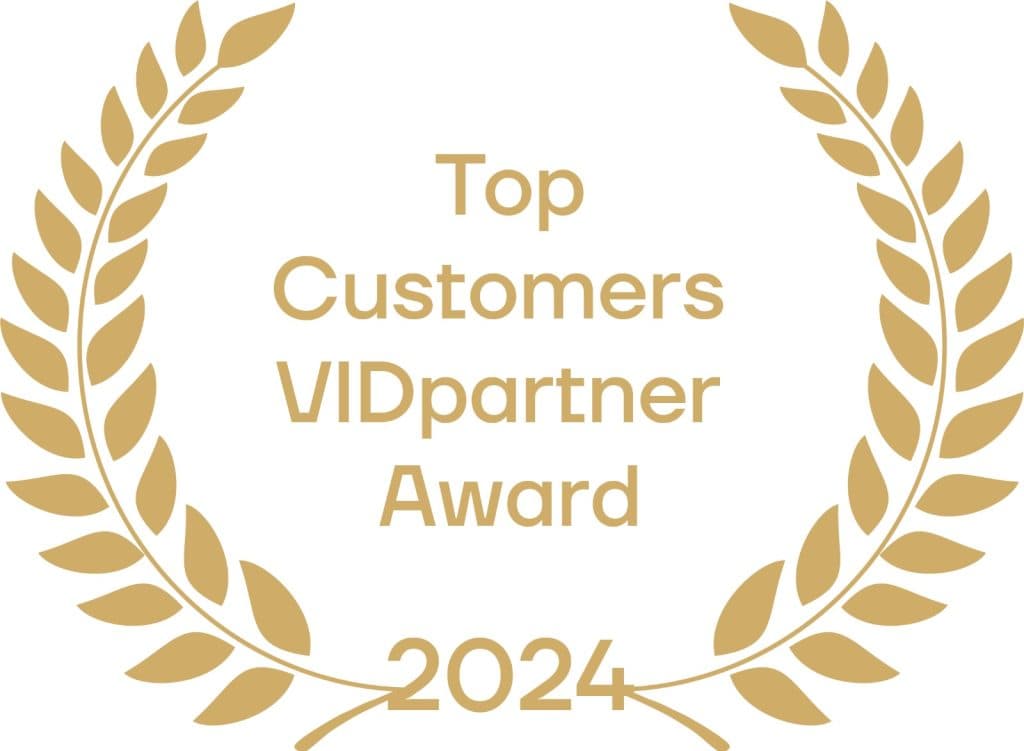 Top Customers VIDpartner Award 2024